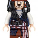 Jack Sparrow Johnny Depp Character Minifigure Lego Mini Figure Build block