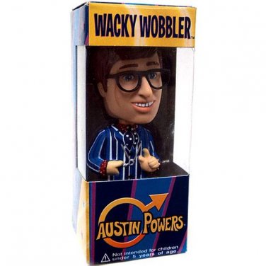 Austin Powers Mini Wacky Wobbler Bobble Head Funko Collectible RARE Vintage
