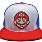 Super Mario Bros Snapback Cap Hat Mario Face
