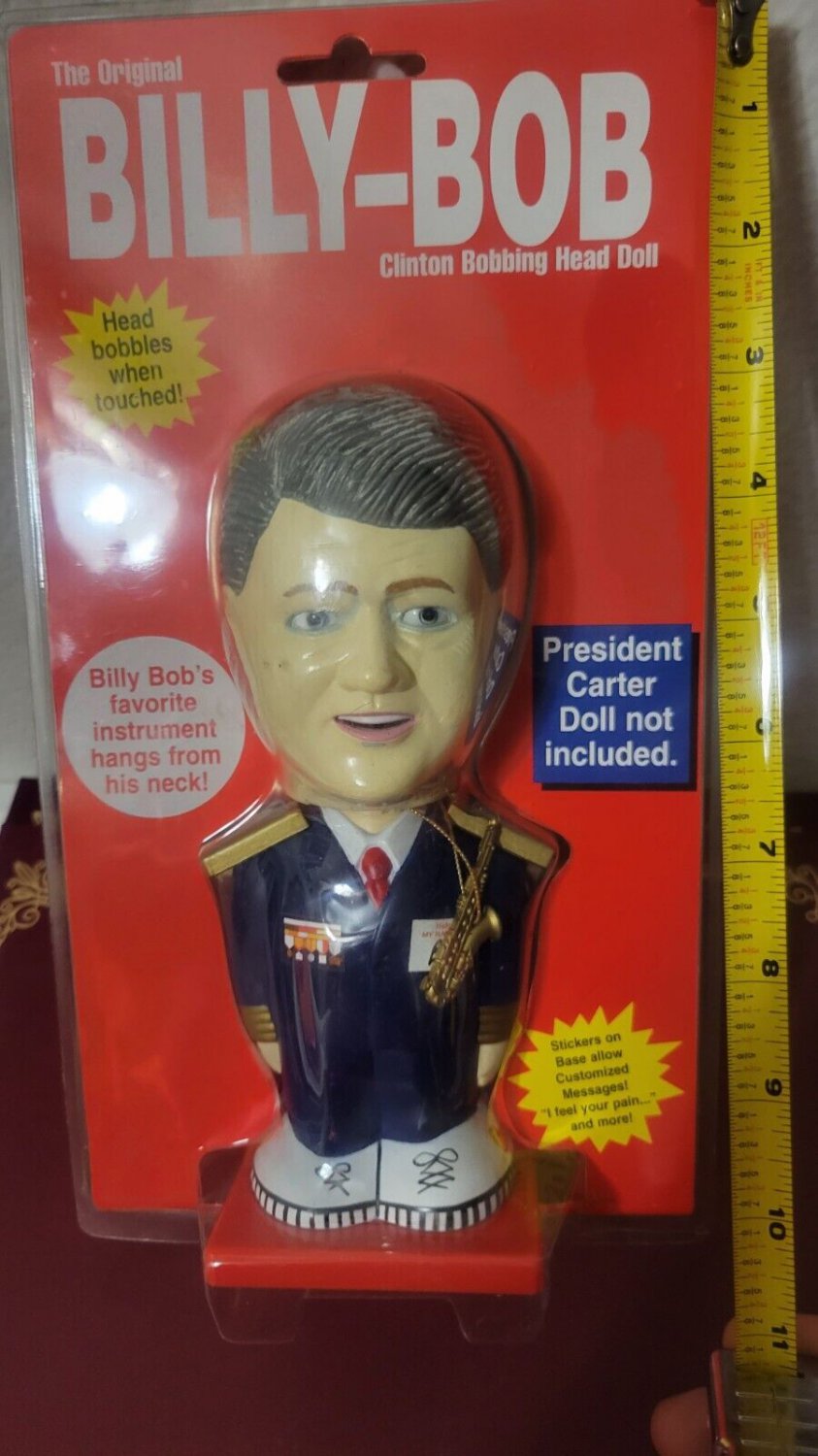 The Original BillyBob Bill Clinton Bobbing Head Doll 1994 Bobble head