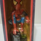Vintage Spiderman Jiggle Head Bobblehead Marvel 2002 EM Bobble Head NIB