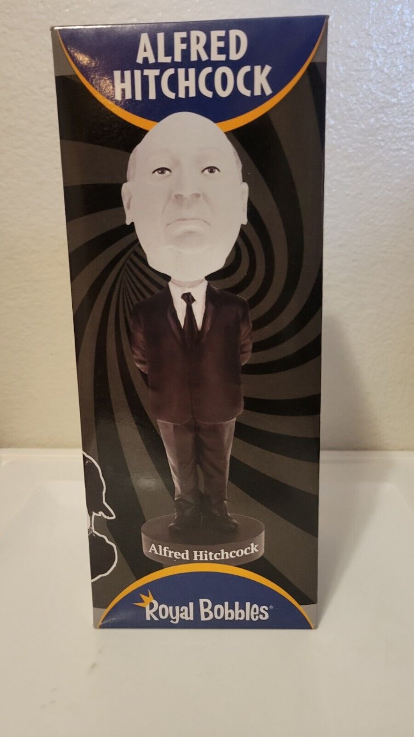 Alfred Hitchcock Bobblehead Limited edition Black and white Royal Bobbles