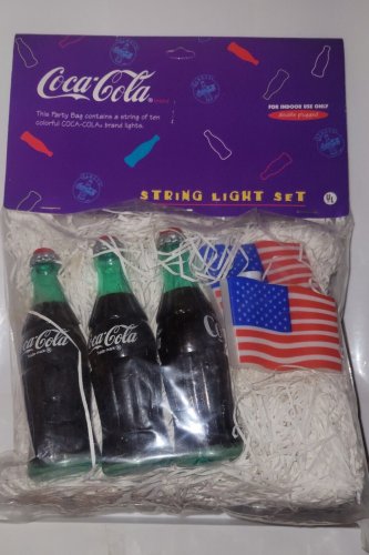 Coca Cola String lights party bag 1999 Vintage Coke