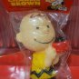 Charlie Brown peanuts vinyl squak toy vintage