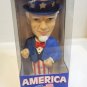 Vintage Funko Uncle Sam Wobbler Works Wacky Wobbler Bobble-Head Used In Box
