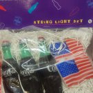 coke brand steing light set vintage 4th of july