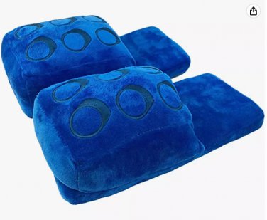Building Block Adult Slippers Blue New Arrival Plush Warm Cozy