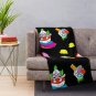 Killer Klowns from Outer Space Throw Blanket