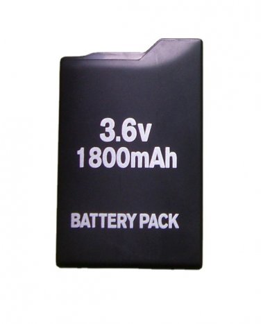 Rechargeable Battery Replacement for Sony PSP1000 PSP1001 PSP-110 1800mAh