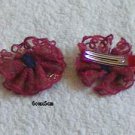 hair accessories clips for girls 10pcs/lot Lesbian flower   a009