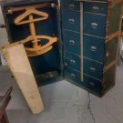 ANTIQUE Wardrobe Trunk dresser collector prop~~~RARE fancy~~~TITANIC type