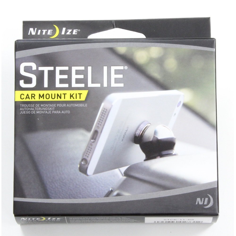 New Nite Ize STCK11R8 Steelie Car Dash Mount Kit for Cell Smart