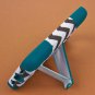 Teal Chevron MPERO Impact X Hybrid Rugged Kickstand Case for LG G2 Mini D620