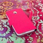 MPERO FLEX FLIP Wallet ID Pink Leather Cover Carrying Case for HTC One Mini M4