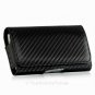 Black Carbon Pouch Case Holster for Blackberry Torch 9810 Storm Curve 8530
