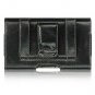 Luxmo HD2 Black DL2 Leather Horizontal Pouch Holster Belt Clip Carrying Case