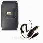 Car Charger Leather Pouch Carrying Holster Case for Samsung Captivate Fascinate