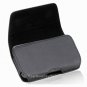Black Leather Case Pouch Holster for Blackberry Torch 9810 Storm Curve 8530