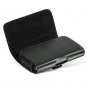 Luxmo #9 Black Horizontal Phone Pouch Holster Belt Clip Carrying Case HD2 Size