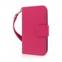 MPERO FLEX FLIP Wallet ID Pink Leather Cover Carrying Case for LG Optimus F6