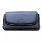 Premium Leather Carrying Case Pouch Holster Belt Clip for Large Phones