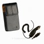 Black Pouch Holster Belt Clip Carrying Case+Fast Car Charger Leather Vertical