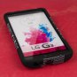 Black Aztec MPERO Impact X Hybrid Rugged Protector Kickstand Case for LG G3