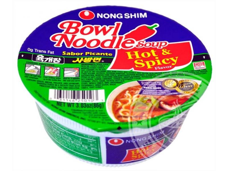 Bowl Noodle Hot and Spicy 12 Bowls