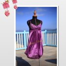 Sexy Purple Lace Lingerie Nightgown