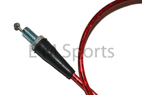 Dirt Pit Bike Parts 36" THROTTLE CABLE Red For HONDA XR50 CRF50 Motor 50cc