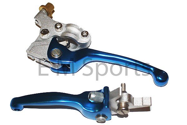 Dirt Pit Bike CNC Brake Clutch Lever Aluminum 50cc 70cc 90cc 110cc Parts Blue