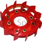 Gy6 Scooter Moped Bike Motor Fan Cover Parts 50cc Red