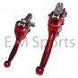 70cc Dirt Pit Bike CNC Brake Clutch Lever Aluminum Red Part For Honda CRF70 XR70