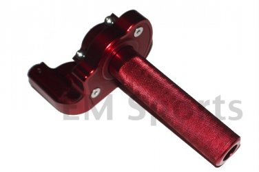 Dirt Pit Bike CNC Twist Throttle Control RED 60cc 65cc For Kawasaki KX60 KX65