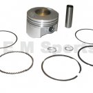 Atv Quad Go Kart 4 Wheeler Parts Engine Motor 65.5mm Piston Kit Rings 250cc