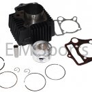 Dirt Pit Bike Big Bore Cylinder Piston w Rings 110cc to 125cc Wolf Moto Wmx X70