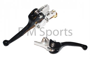Dirt Pit Bike CNC Clutch & Brake Lever 70cc 125cc Wolf Moto WMX X70 W125 Black