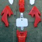 Dirt Pit Bike Plastic Fairing Body Panel 70cc 110cc Motovox MVX70 MVX110 Red