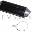 Dirt Pit Bike Silver Muffler Exhaust End Pipe 50cc 70cc 90cc 110cc 125cc 150cc
