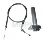 Mini Pocket Bike Silver Throttle Control Cable 43 49cc