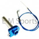 Dirt Pit Bike Blue Metal Throttle Control Cable Parts