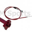 Dirt Pit Bike CNC Metal Throttle Control Cable 50 70cc