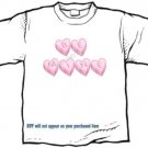 T-shirt, Your Name in CANDY HEARTS - (Adult xxLg)