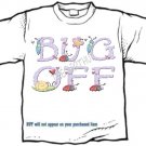 T-shirt, Your NAME in BUGS, snail, ladybugs, BUG OFF - (Adult 3xLg)