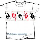 T-shirt, Your Name IN PLAYING CARDS, card shark, - (Adult 3xLg)