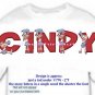 T-shirt - Your Name in CHEERLEADER, banner, HOORAY - (Adult 3xLg)