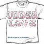 T-shirt Your Name in UDDER LOVE cows, #2 - (youth & Adult Sm - xLg)