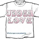 T-shirt Your Name in UDDER LOVE cows, #2 - (Adult xxLg)