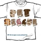 T-Shirt, Your Name in DOGGIE, bones, spots plaids, - (youth & Adult Sm - xLg)