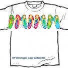 T-Shirt, Your Name in FLIP FLOPS beach wear - (Adult xxLg)